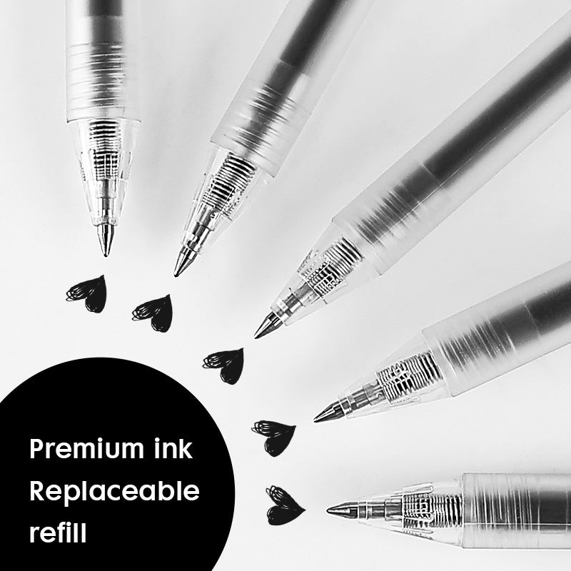 High-value gel pen black