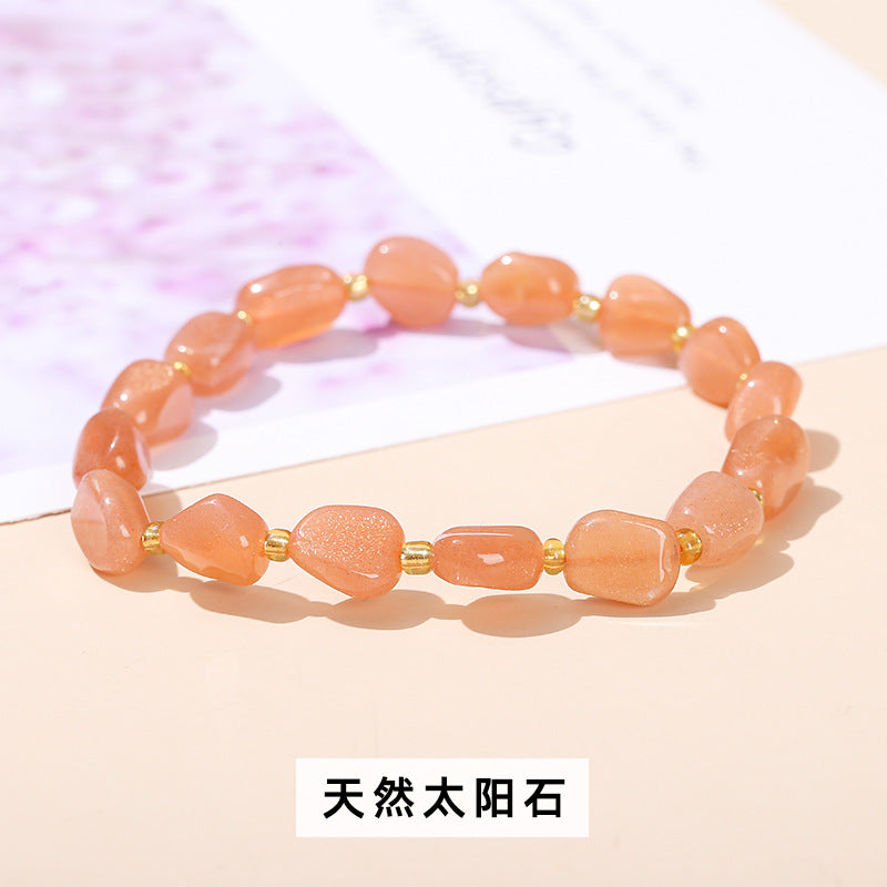 Pulsera de grava de cristal