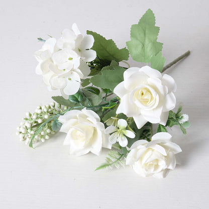 Simulation flower bunch corner rose silk cloth small bouquet