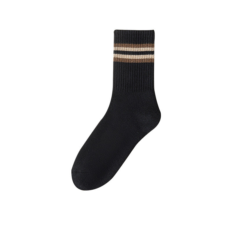 Thickened Fleece-Lined Winter Warm Men's Terry Socks Set