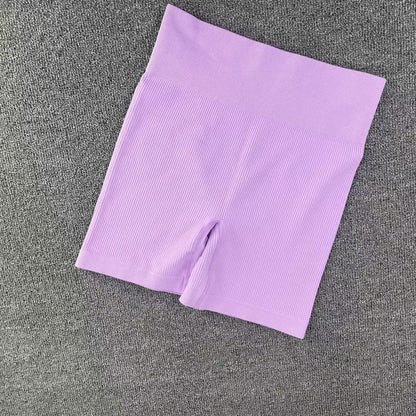 High waist hip lift tight gym pants threaded sweatpants