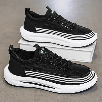 Zapatillas deportivas cómodas de tela de seda de hielo transpirable 