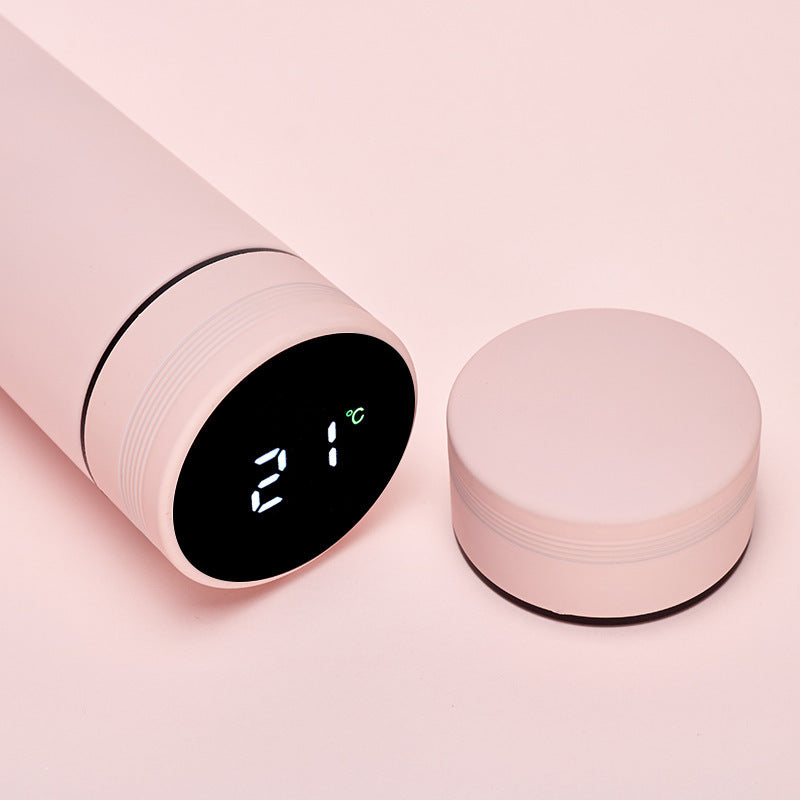 Stainless steel LED intelligent temperature display cup