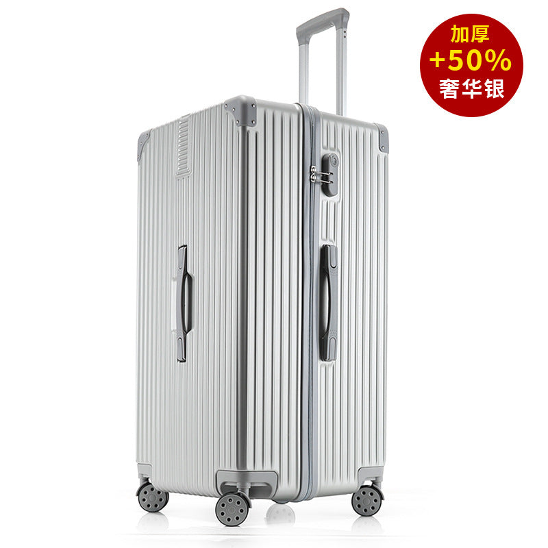 Oversized retro suitcase