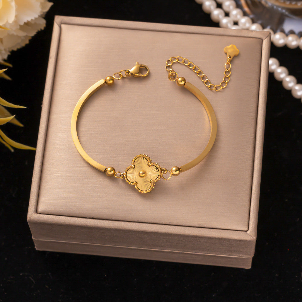 18K Gold Titanium Steel Bracelet