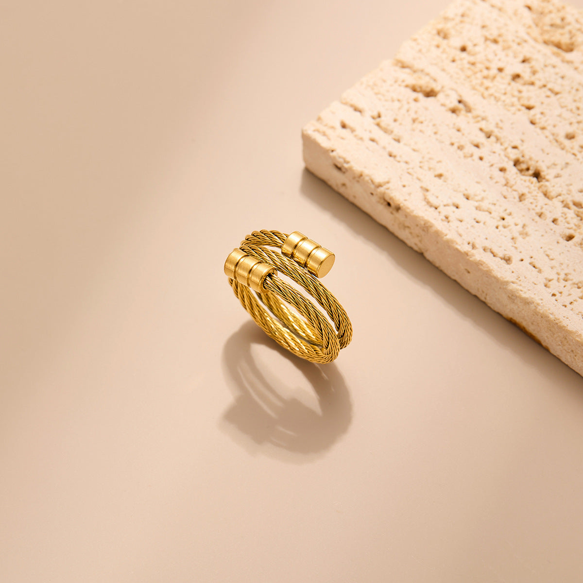 Open flat ring