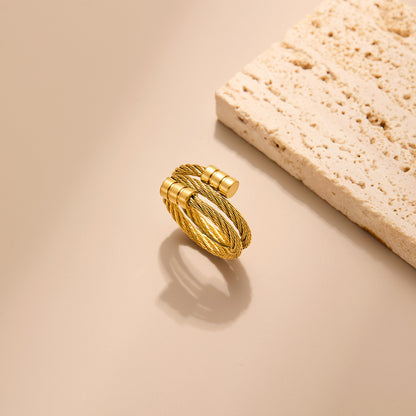 Open flat ring