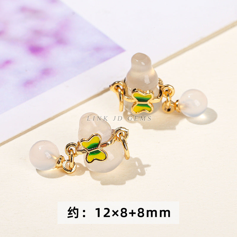 Agate carving accessories Pixiu nine-tailed fox Ruyi