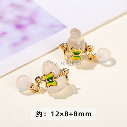 Agate carving accessories Pixiu nine-tailed fox Ruyi