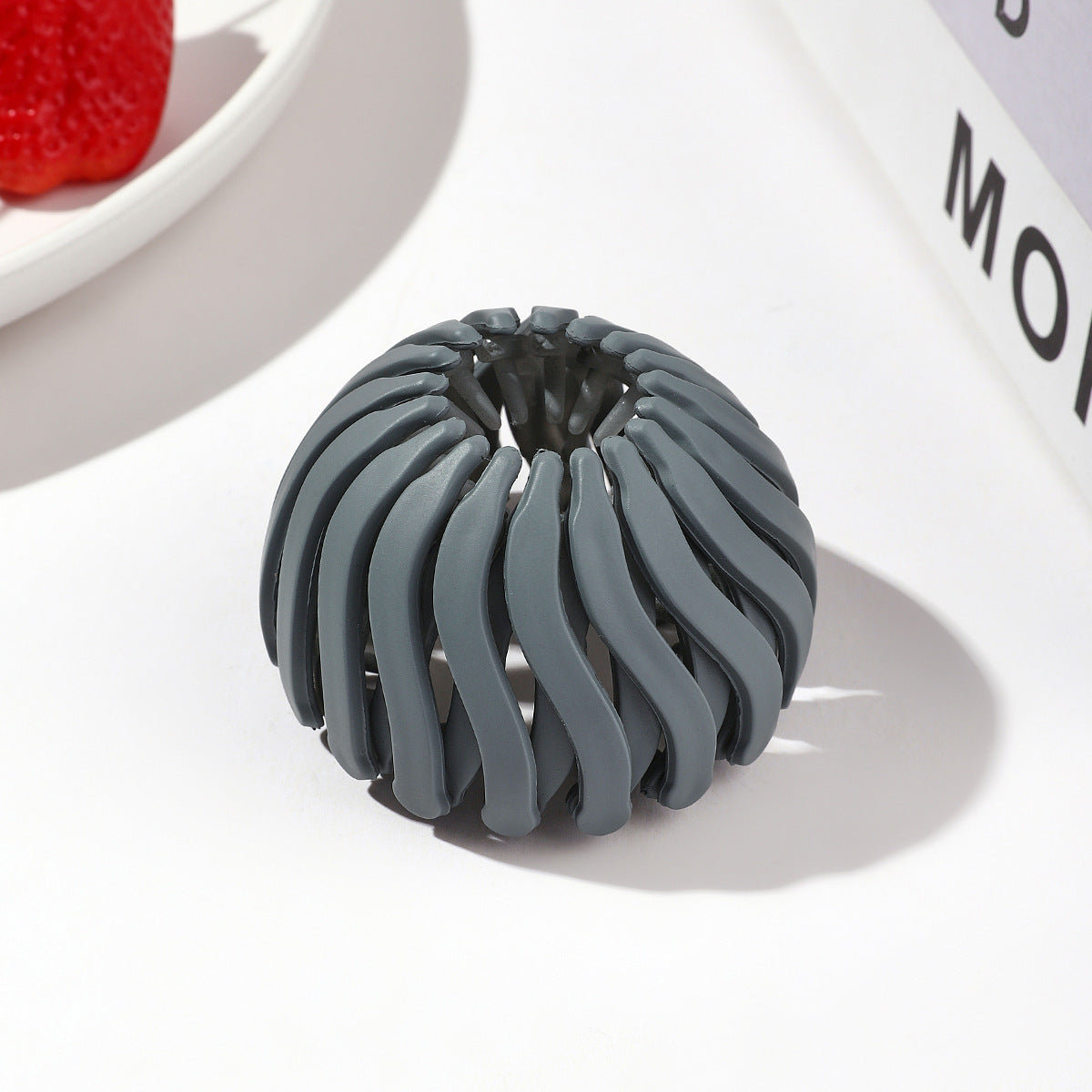 Korean nest hair ring claw clip