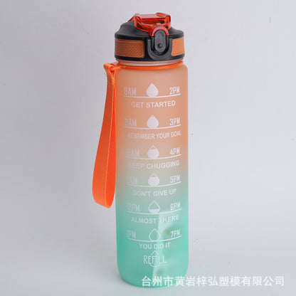 1000ML gradual change color plastic cup