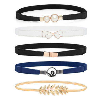 Elastic belt with belt