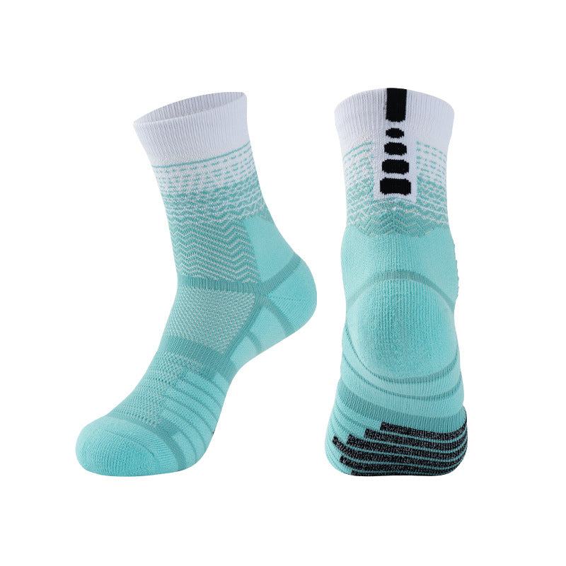 Elite Basketball Socks Men Mid-Length Thick
