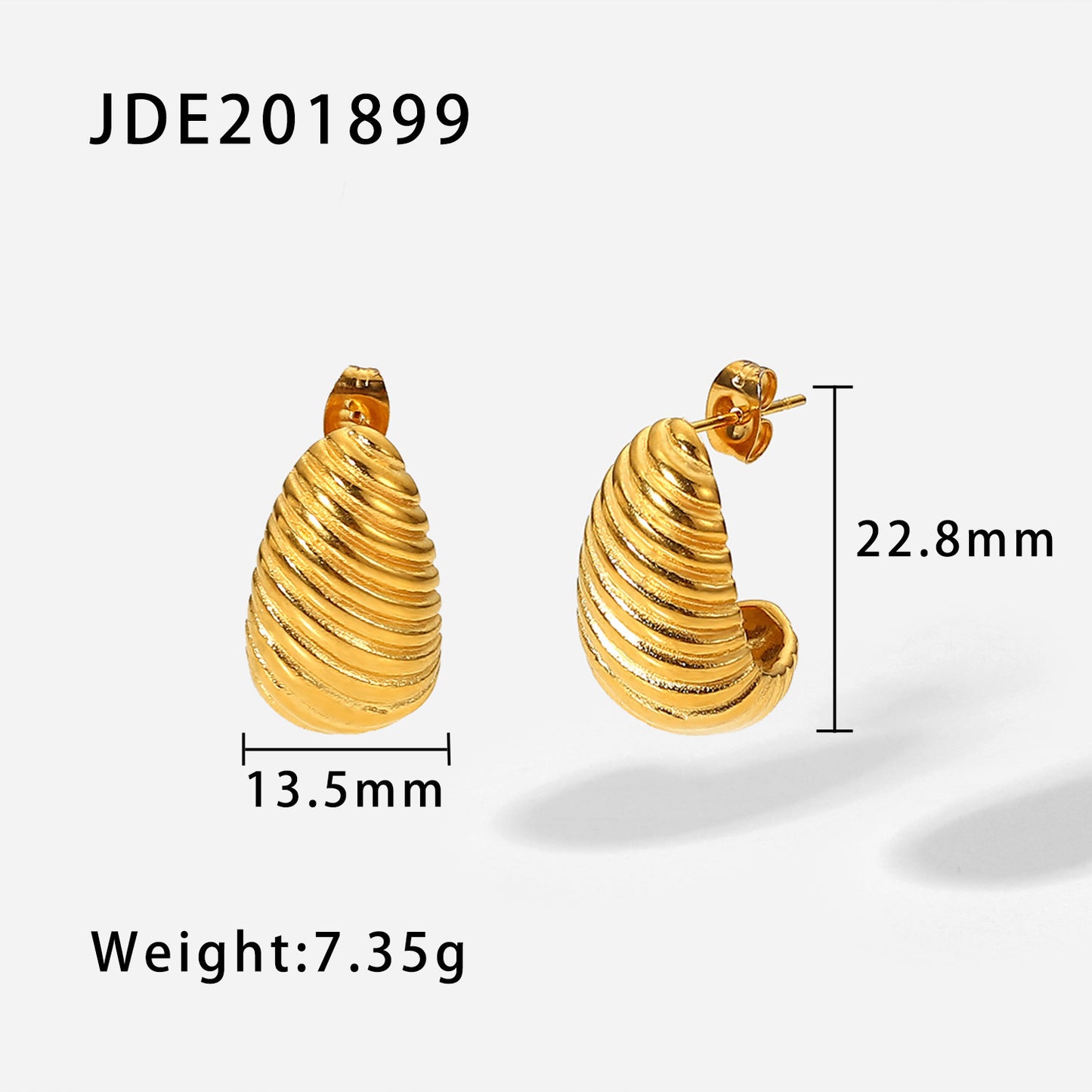 Spiral earrings