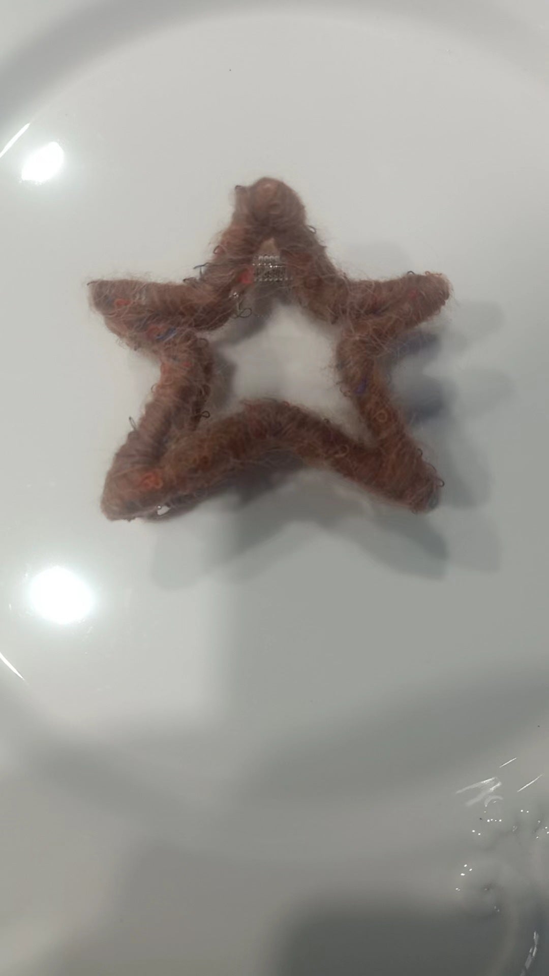 Autumn Winter Star Hair Clip