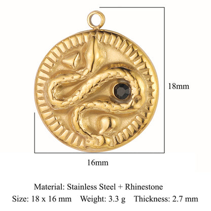 Branches Leaves Tree of Life Flowers Stainless Steel Pendant