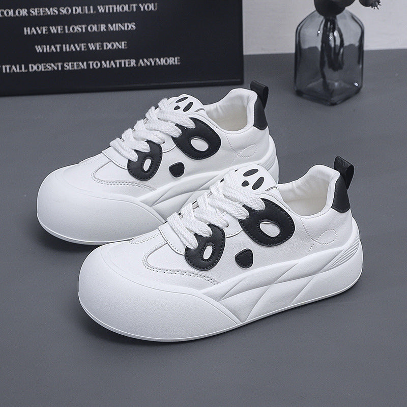 Fashionable and versatile student white sports sneakers