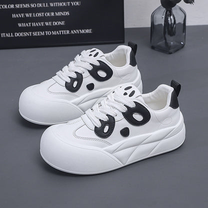 Fashionable and versatile student white sports sneakers