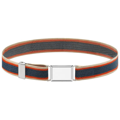 Elastic belt for boys and girls monochrome belt