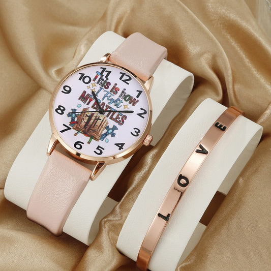 Belt quartz wrist watch