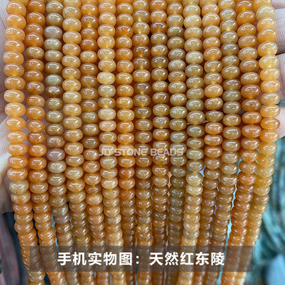 6 * 4Mm natural stone crystal abacus beads loose beads