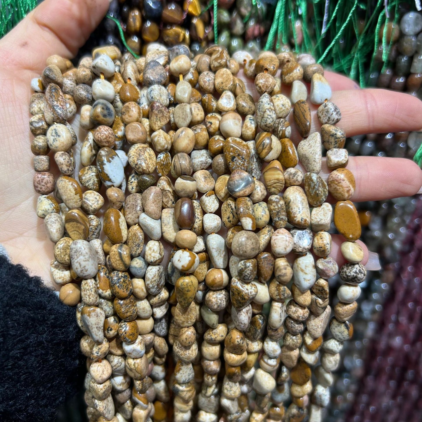 Ágata de cristal de ametista de pedra natural de 5-8 mm 