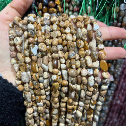 Ágata de cristal de ametista de pedra natural de 5-8 mm 