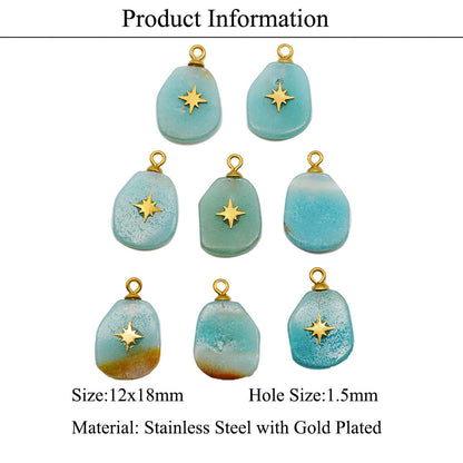 3 pcs/titanium-clad steel Tree of Life pendant Virgin Mary Cross