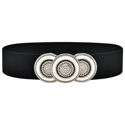 red Black Waist Seal Ladies Fashion