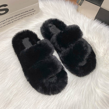 Fashion one word flat bottom cotton mop