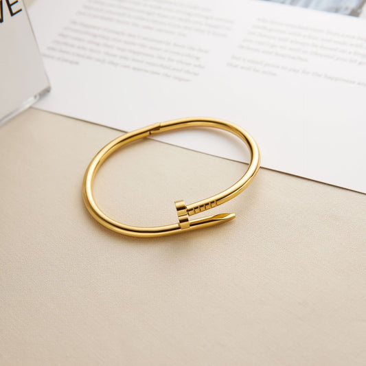 Titanium Steel Clover Nail Bracelet