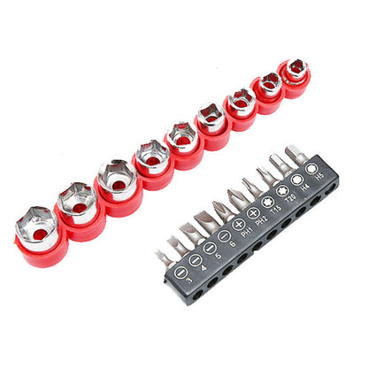 Juego de herramientas de enchufe Accesorios para taladro Combo de brocas 
