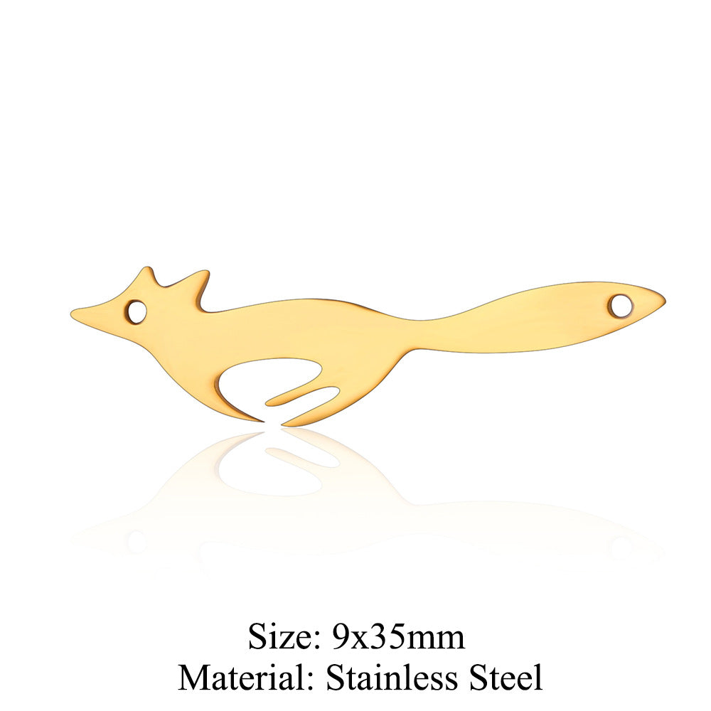 5 pcs/titanium steel pendant Seagull Mouse Koala Panda