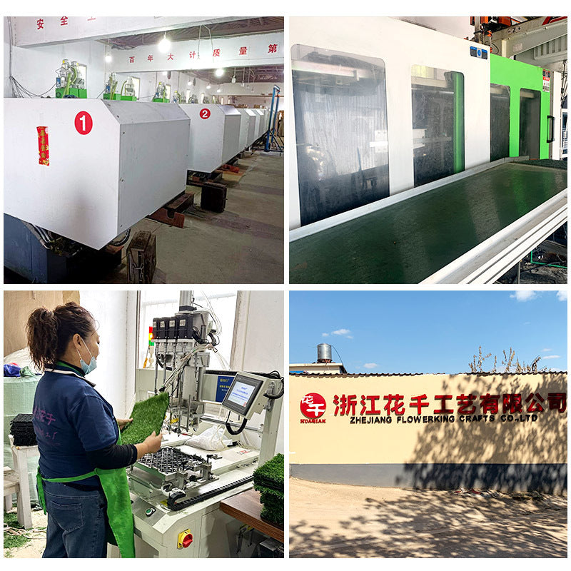 Decoración de pared de planta verde de simulación. 