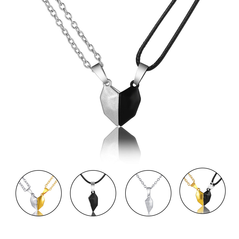 Magnetic Love Pendant Couple Necklaces