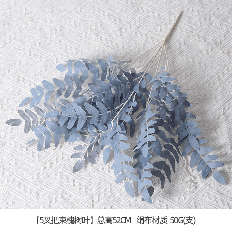 Artificial flowers blue series flowers plastic flowers wholesale