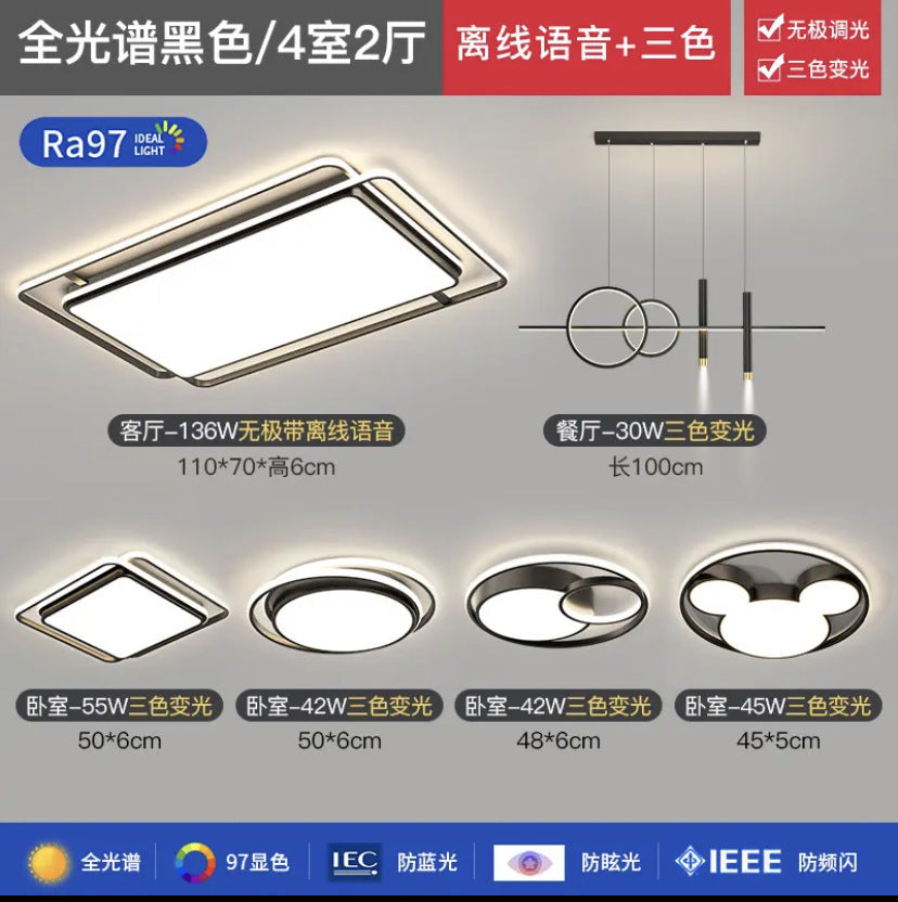 Full Spectrum Super Bright Whole House Lighting Package TC