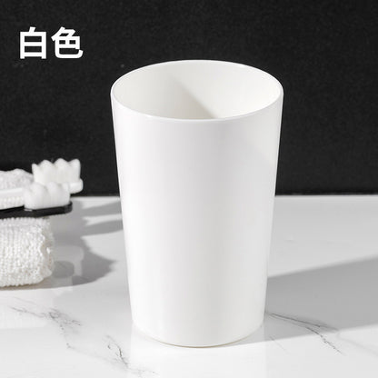 Frosted Plastic Toothbrush Cup