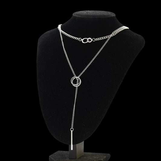 Double-Layer Tassel Necklace