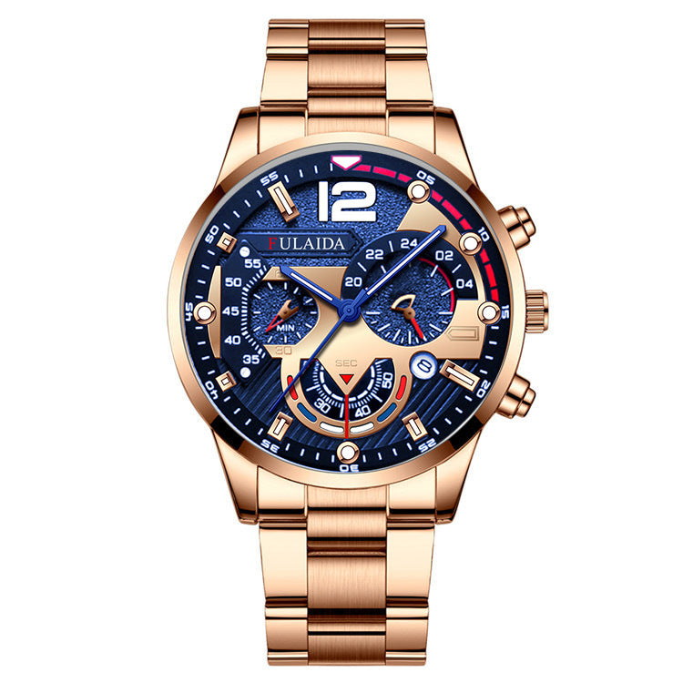 Cross-Border Luminous Calendar Men's Watch