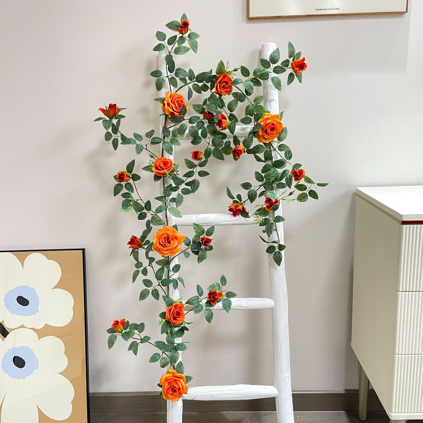 Rose vine artificial flower