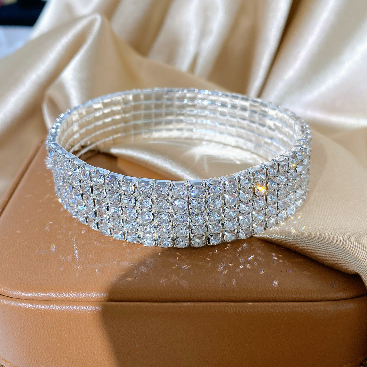 Multi-Layer Diamond Anklet