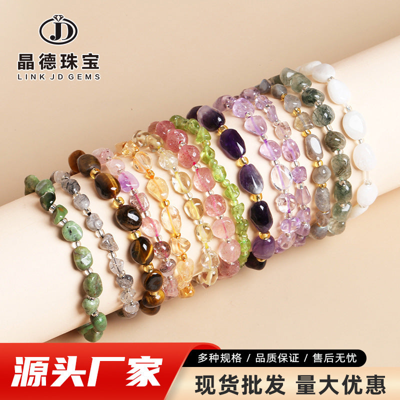 Pulsera de grava de cristal