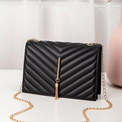 V pattern pressure grid pillow bag