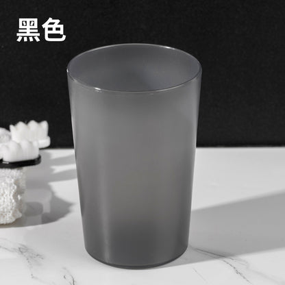 Frosted Plastic Toothbrush Cup