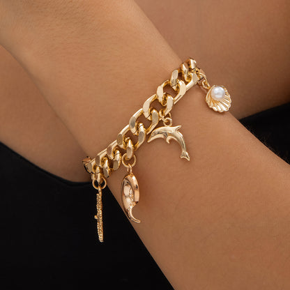 Collar con colgante de estrella de mar 