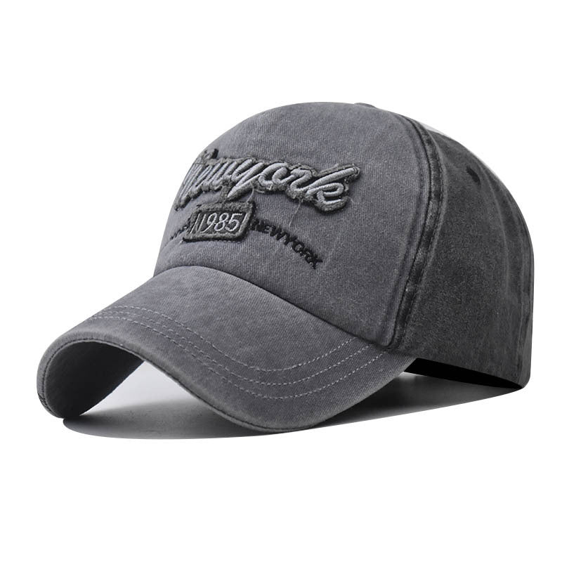 Washed Cotton Embroidered Baseball Cap