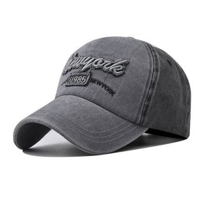 Washed Cotton Embroidered Baseball Cap