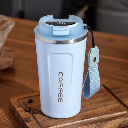 Smart display temperature coffee