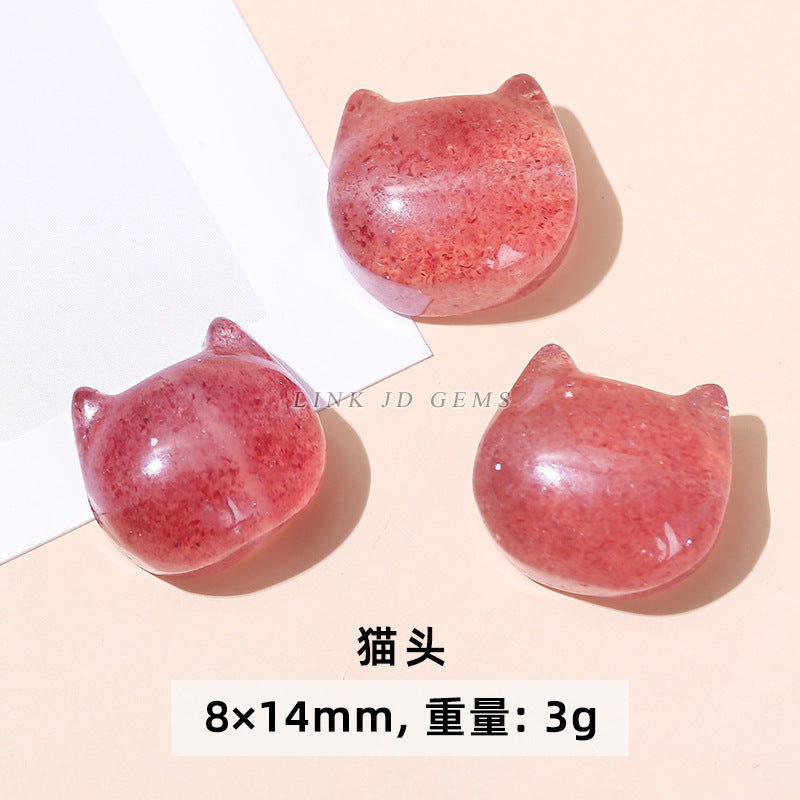 Fox Pixiu cat claw carving pendant